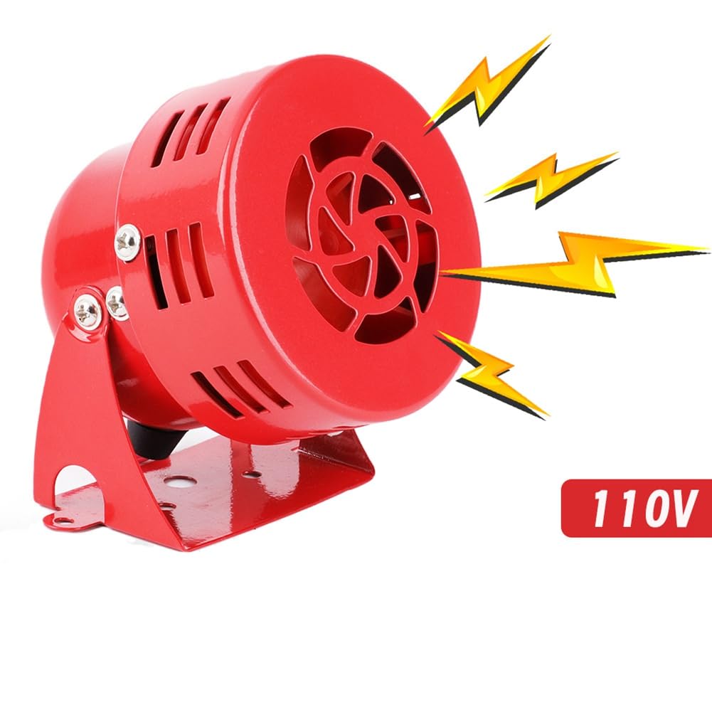 Mkphargin AC110V Air Raid Siren Horn Speaker Alarm Sound Mini Electric Motor Driven Factory