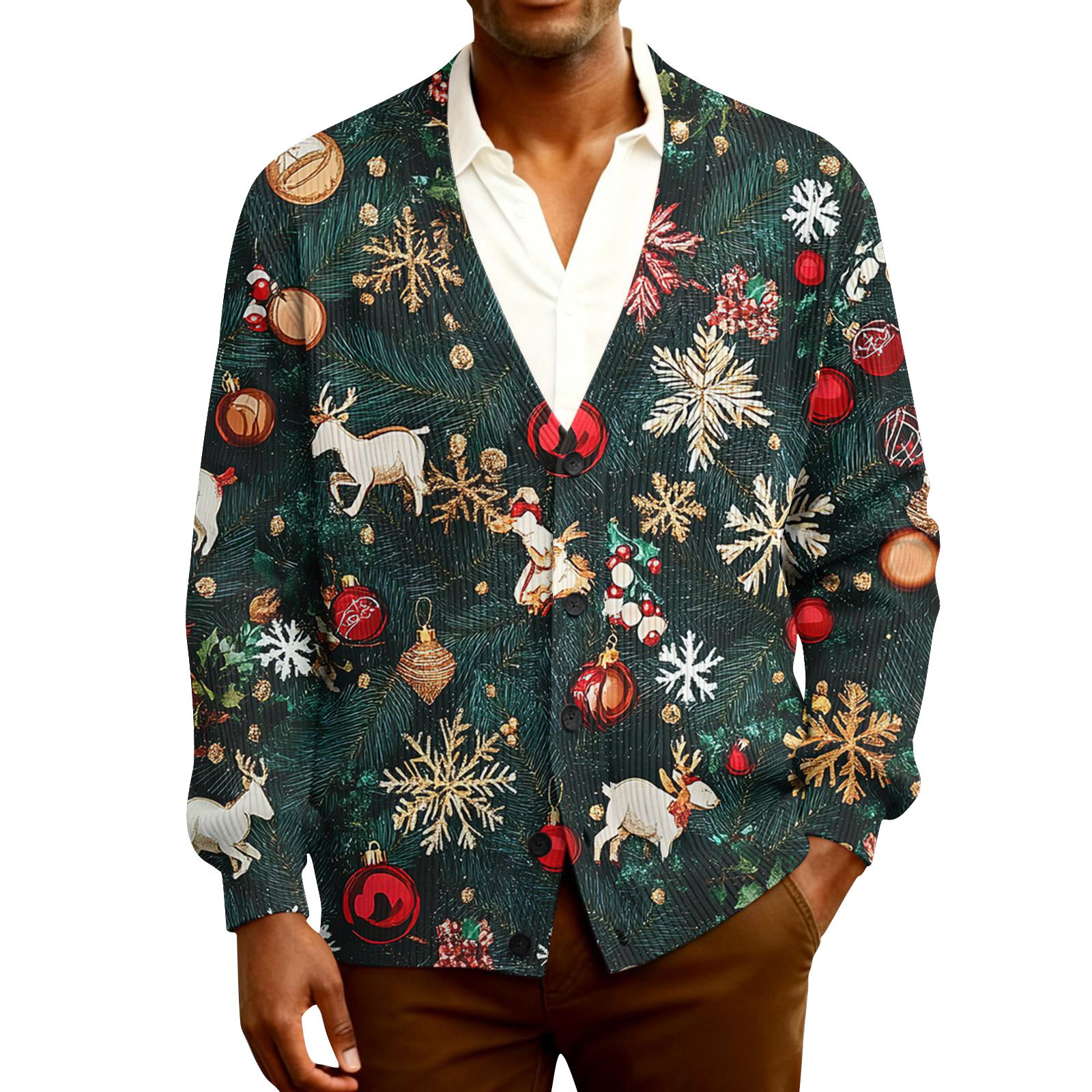 Мужской кардиган с длинным рукавом рубчатой вязки XXXXL 2490₽