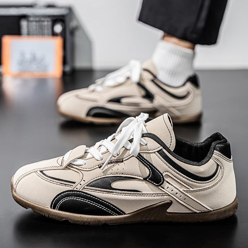 Autumn High Quality Men Flats Casual Shoes Fashion Lightweight Lace-up Platform Student Sneakers Outdoor Male Running Shoe 39-44