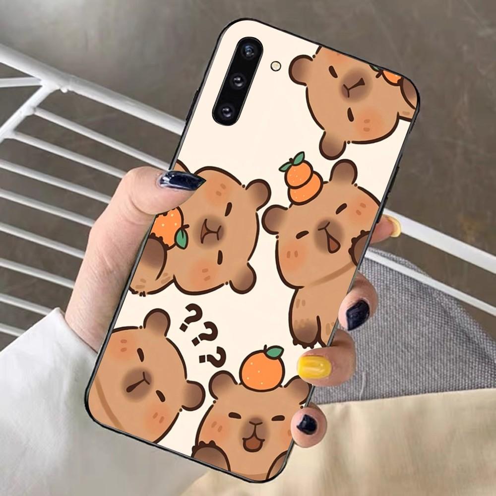 Cartoon Capybara Phone Case For Samsung Note 8 9 10 20 Pro Plus Lite M 10 11 20 30 21 31 51 A 21 22 42 02 03
