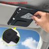 Car Sun Visors Organizer Multi-Pocket Business Card Storage Management Sunglasses Holder Visors Organizers