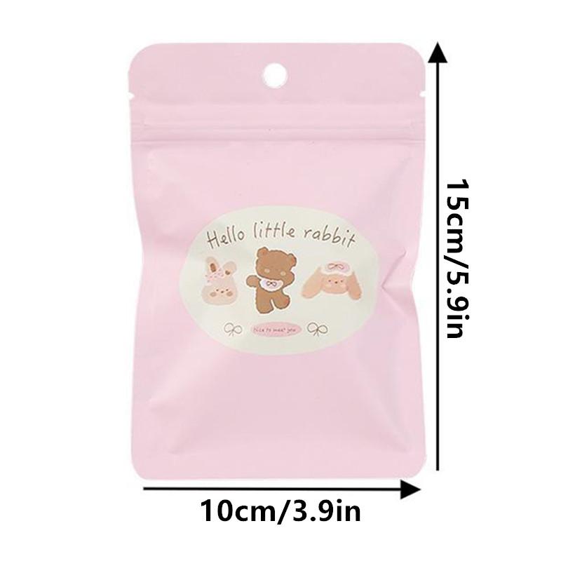 10Pcs Cartoon Cartoon Candy Cookies Self Sealing Storage Bag Creative Snack Doll Toy Blind Box Bag Lucky Gift Bag Surprise Gift