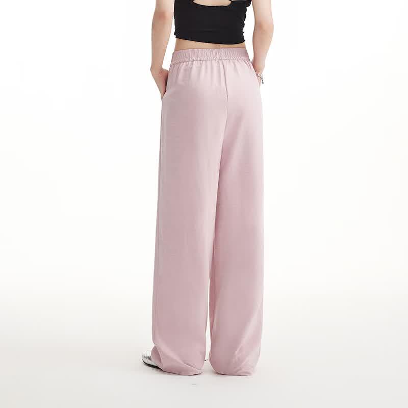 UNIFREE Relaxed Fit Loose Straight Palazzo Pants