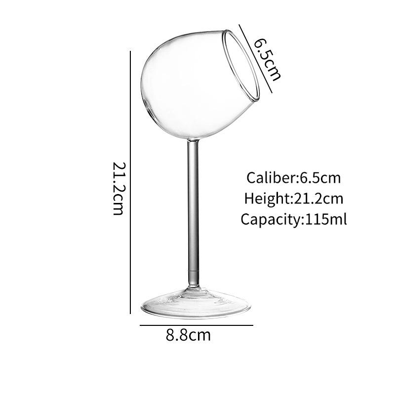 

Pea-shaped Cup, Molecular Cocktail Glasses Cups,Creative Juice Glassware,Slanted Rim Glass Cups,Champagne Flute,Bar Party Tools 1pc