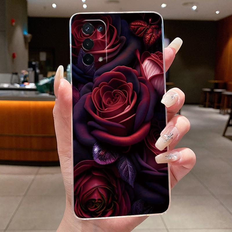 Casing For OPPO A74 5G CPH2197 Phone Case Luxury Dragon Cute Cool Boys Girls Pattern Soft silicone Back Cover Transparent Shell