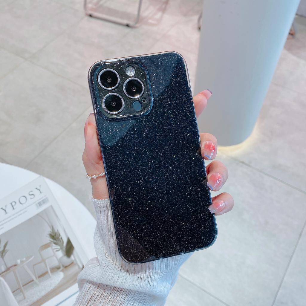 Luxury Bling Glitter Neon Candy Color Case For iPhone 17 Air 16 15 14 Plus 13 11 12 Pro X XS XR Max Soft Silicone Bumper Cover