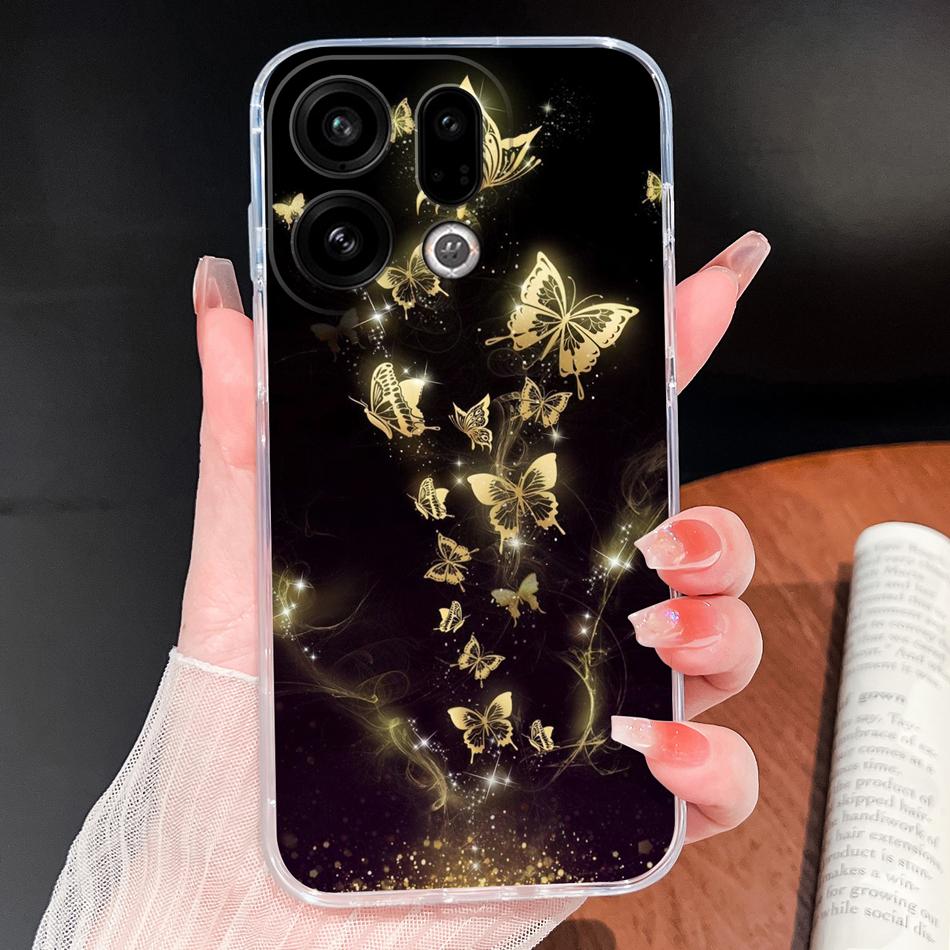 For Oppo Find X9 Pro Phone Case Unique Style Soft TPU Transparent Silicone Lightweight Cover For Oppo Find X 9 Protective Shell