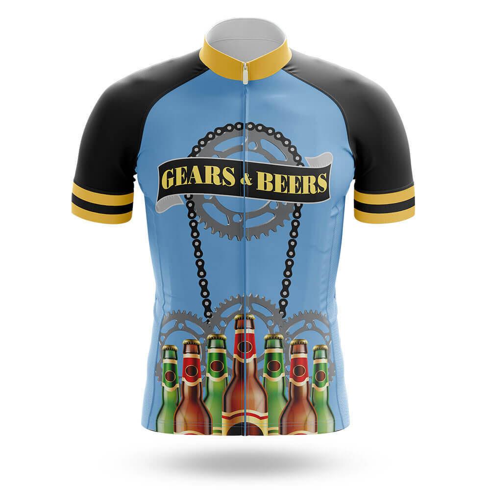 

2025 New Beer Team Cycling Clothing Men Summer Short Sleeves Cycling Jersey Set Breathable Mountain Bike Racing Bicycle Clothing 5XL