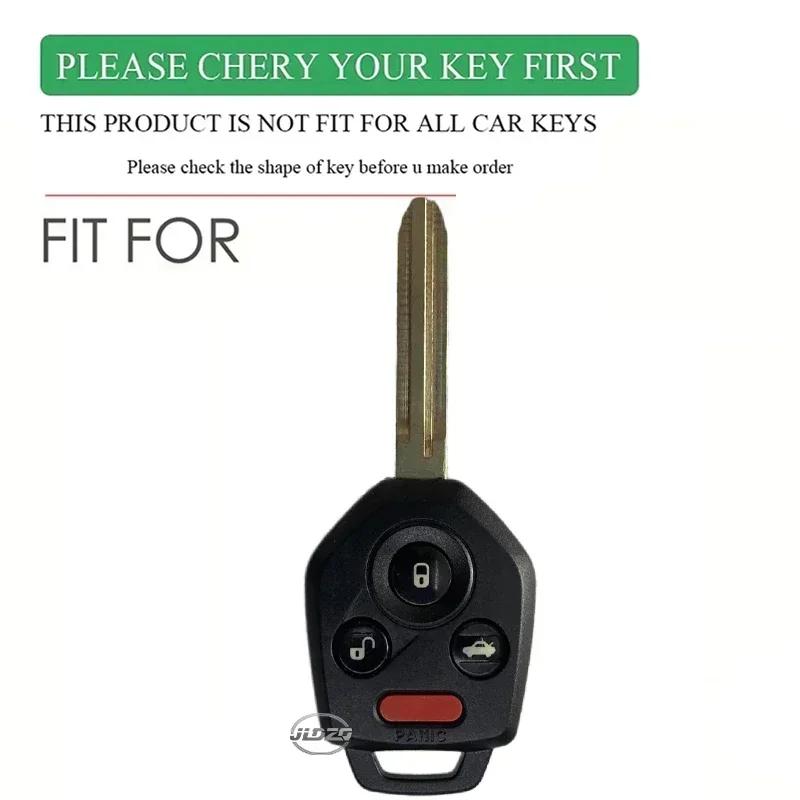 New 4 Buttons Silicone Car Key Case Cover For Subaru Crosstrek Forester Impreza Legacy Outback Tribeca Wrx Sti Xv Crosst