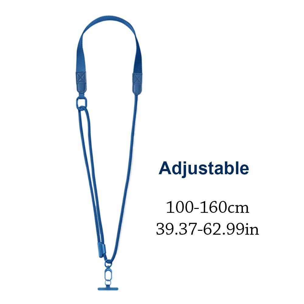 Verstellbare Länge Handy-Lanyard mit Dichtung Handtaschenriemen Tragbare Hängeschnur für Unisex