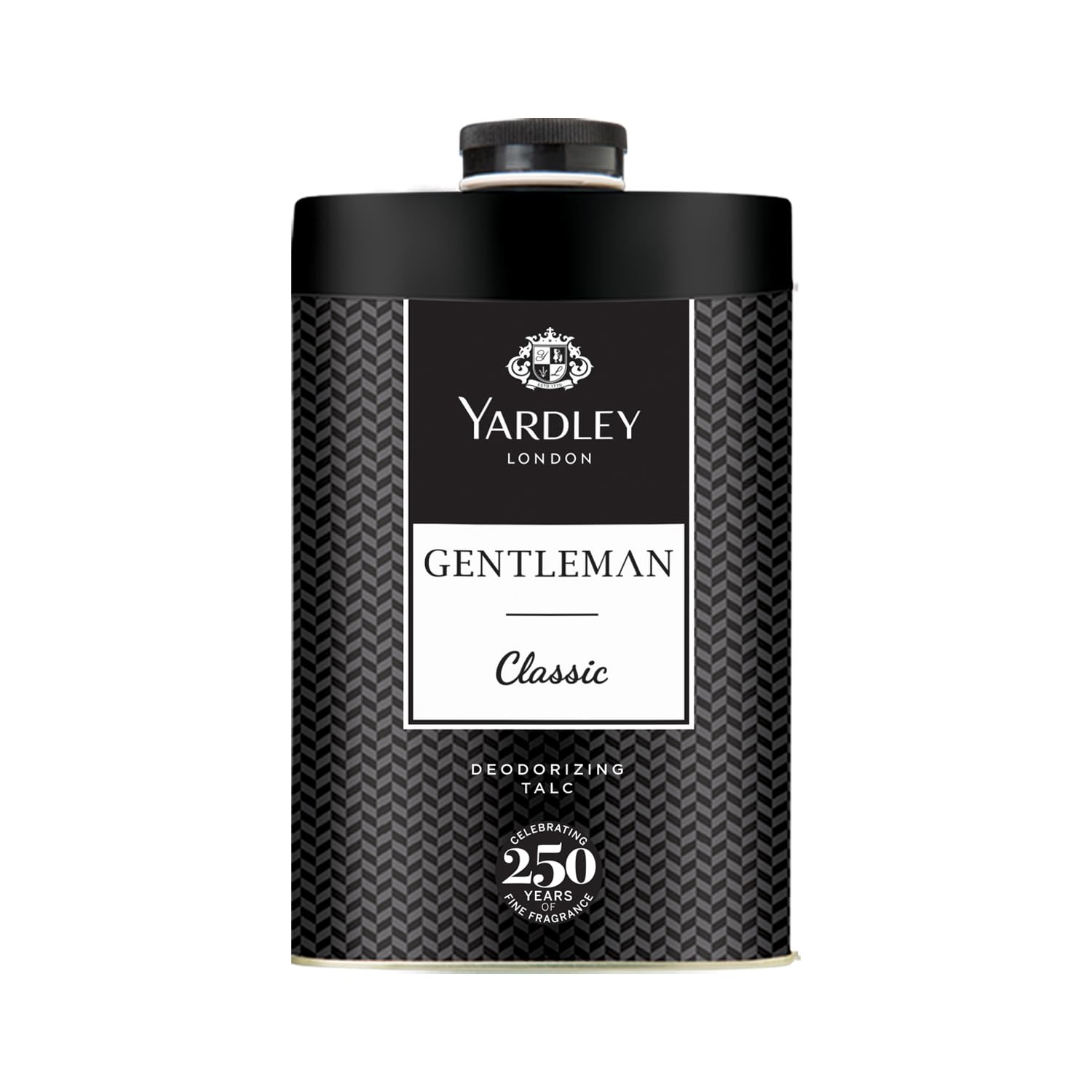 

Yardley London Gentleman Classic Deodorizing Talc Spray for Men 250g Pack of 1 Long-Lasting Woody Fragrance