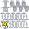 Clipes de Cobertura Protetora Inferior do Motor 703016 703018 para Citroen C2 C3 C 4 C5 C6 para Peugeot 206 207 406 407 807