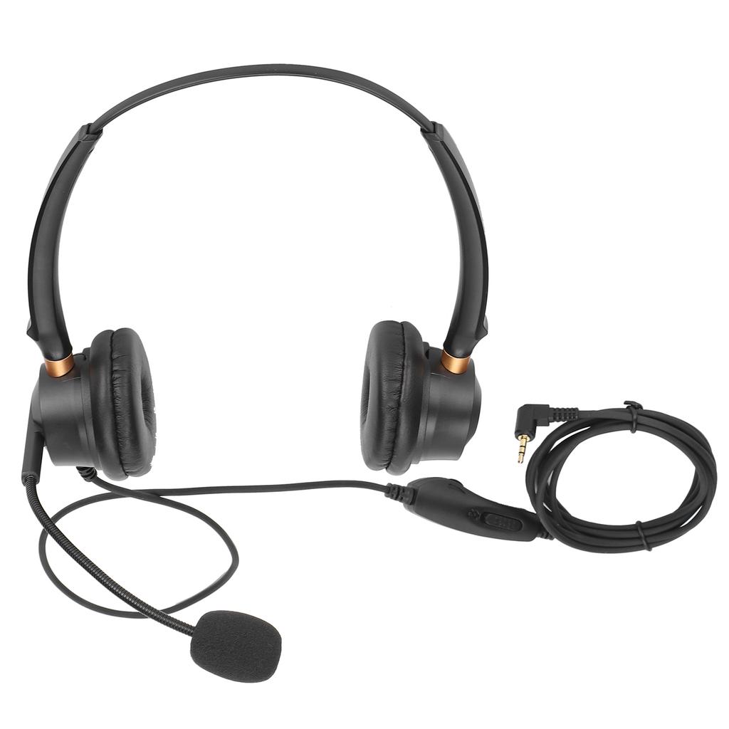 H600D‑2.5‑MV Customer Service Headset Support Volume Adjustment Telephone Headset with Noise Reduction Microphone
