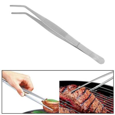 Placare Ustensilă de Bucătărie Chef Clip BBQ Pensetă pentru Alimente Clește pentru Barbeque Oțel Inoxidabil
