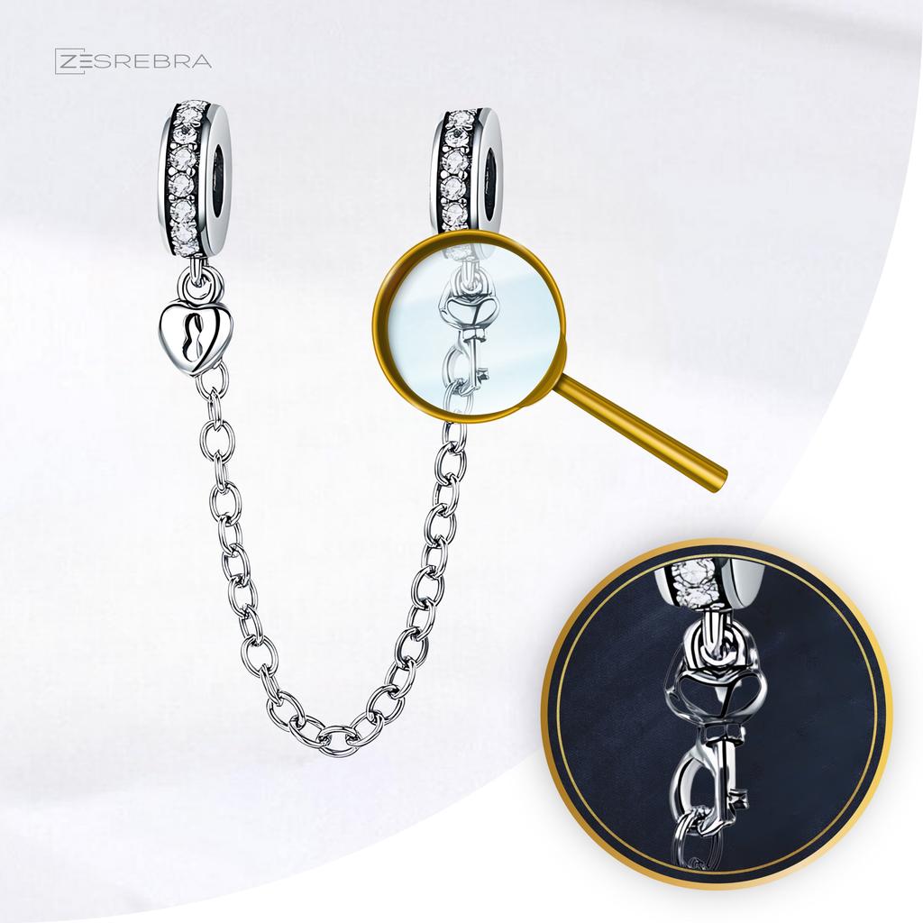 Charms Chain Security Pr 925 Pendant S925 Bead Beads