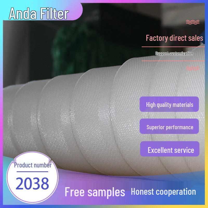 2038 Polypropylene Herringbone Filter Bag - Acid, Alkali & Sewage Resistant Twill Cloth Machine 1 meter