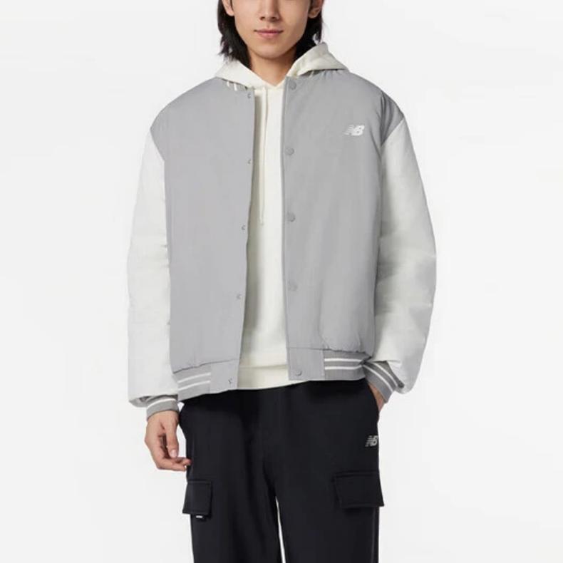 New Balance Puffer Jacket Men's Gray AMJ33332-TAG