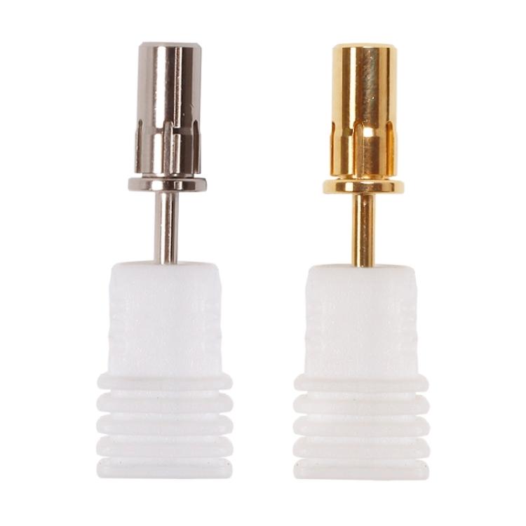Mandrel Bit for Nails Small Mini Stainless Steel Mandrel Manicure Sandpaper Band