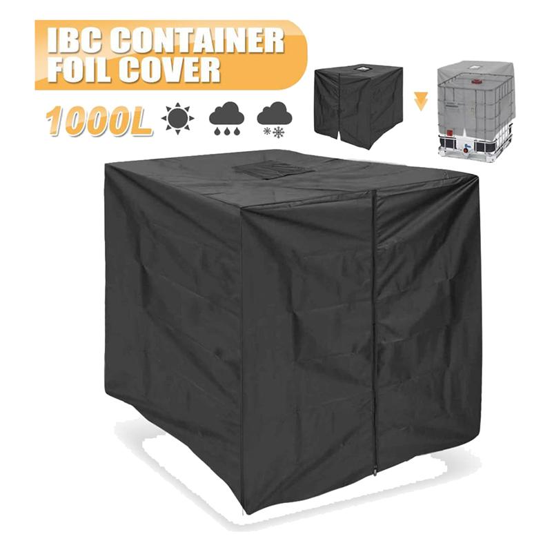 JJ-1000L Waterproof Dustproof Tank Cover Rainwater Tank Oxford Cloth UV Protection Cover Garden Water Tank Cover