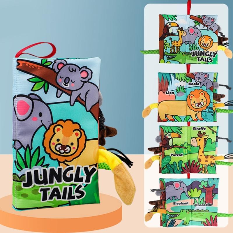 Soft Cloth Books for Toddlers Early Education Supplies Touch and Feel Books for Early Children Development