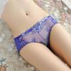 Women's Sexy Low-Waist Lace Mesh Embroidered Triangle Panties