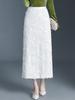 Sequined High-Waisted Slit Pencil Skirt - Winter 2025 Collection