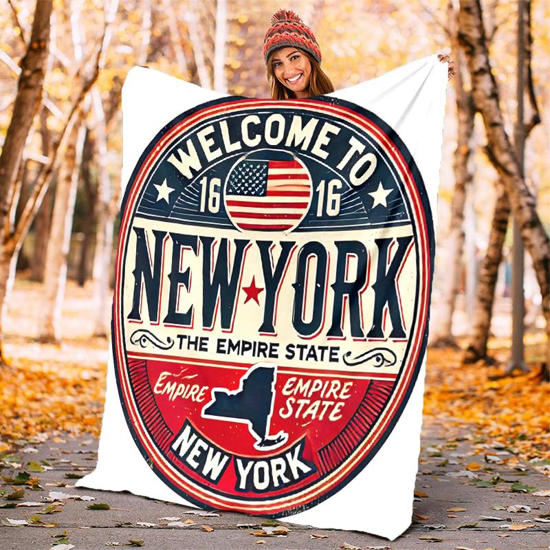 1pc American flag design blanket, al season lightweigh Poster blanket home office outdoor nap multifunc Poster blanketional blanket