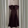 2026 Spring New European, American Amazon Cross-border Foreign Trade Women's Clothing Gentle Wind Waist Long Dress Retro Temperament Dress