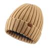 Connectyle Winter Knit Stretchy Knit Warm Winter Perfect for Snowboarding and Khaki Men's Beanie, Cap, Hat, Unisex, Mountaineering,