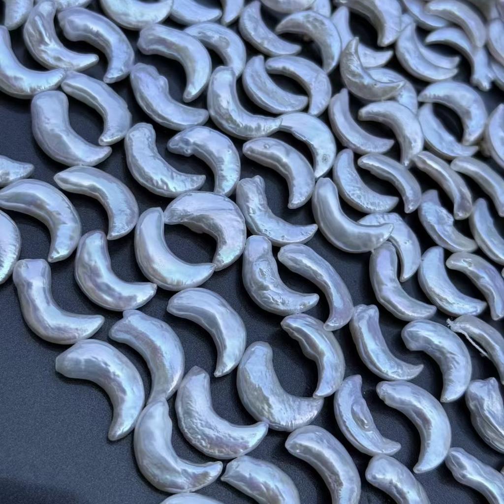 Frühling Sommer DIY Zubehör Mondförmige Perle 7x16mm Für Schmuckherstellung DIY Anhänger Ohrringe Halskette Zubehör