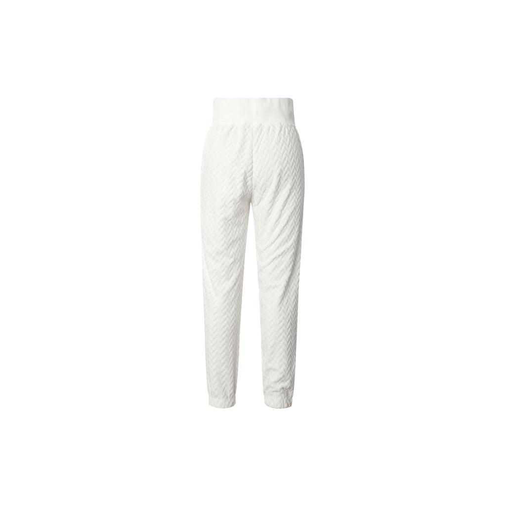 Nike Solid Color Drawstring Logo Print High Waist Pants Women Bottoms Sail-White DR2179-133