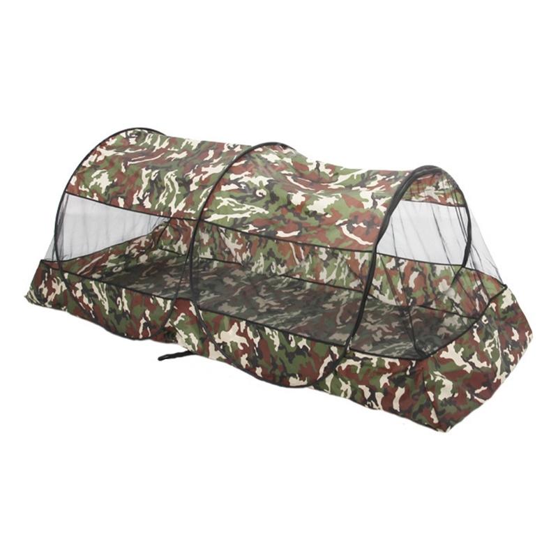 Faltzelt Einzel-/Doppelperson Outdoor Camping Moskitonetz Zelt Atmungsaktiv Bequem Netz Schlafnetz für Camping, Angeln