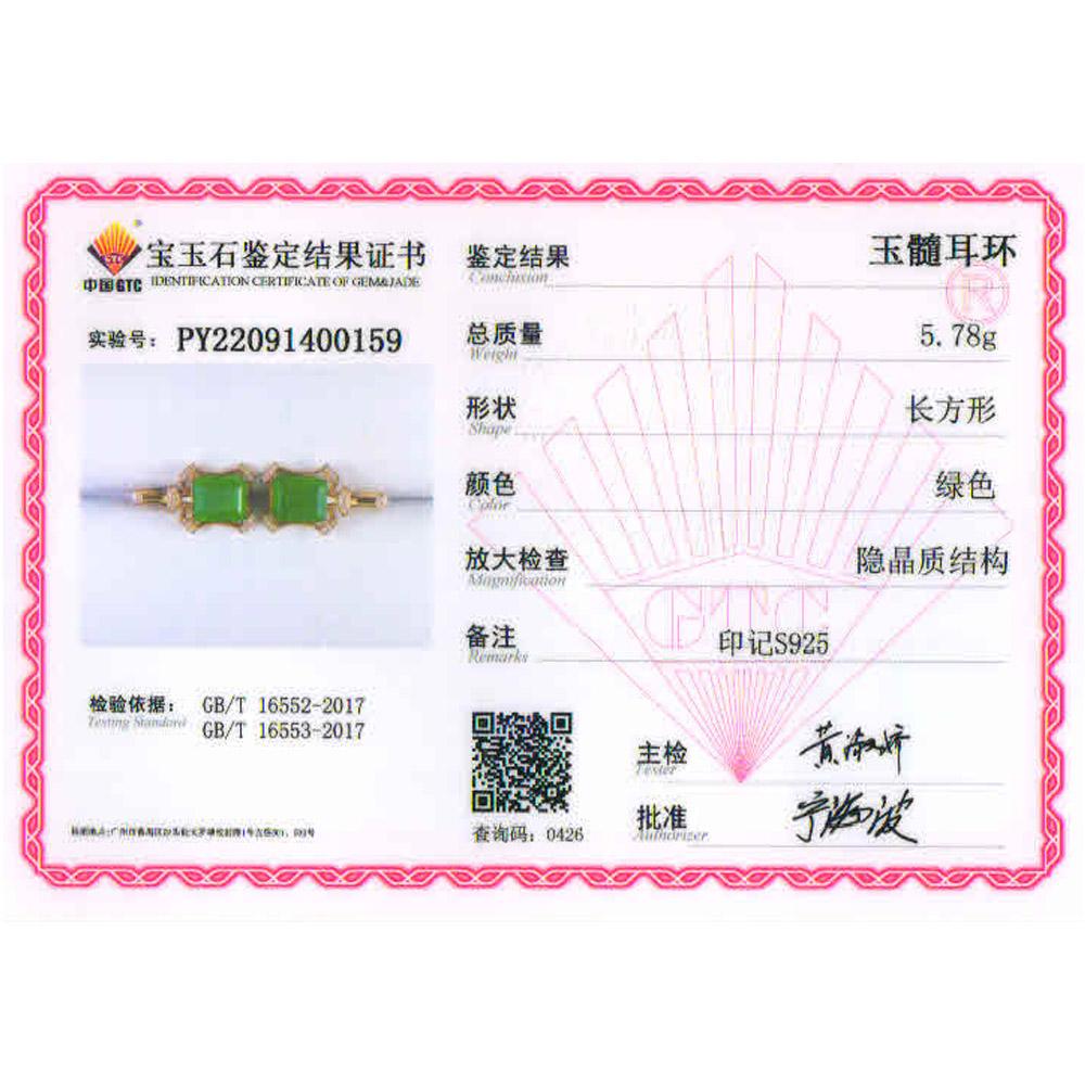 Agat verde natural oct 8*10mm Cercei din argint 925 bijuterii fine cu pietre pretioase naturale pentru femei mama cadou frumos