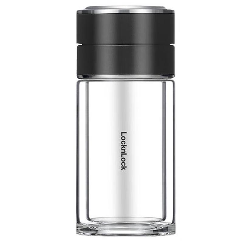 LocknLock Portable Tea Infuser Glass Bottle