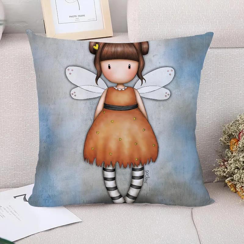 Couple Pillow Pillowcases  Gorjuss Fall Decor Decorative Cushion Cover X Covers for Bed Pillows Pilow Cases