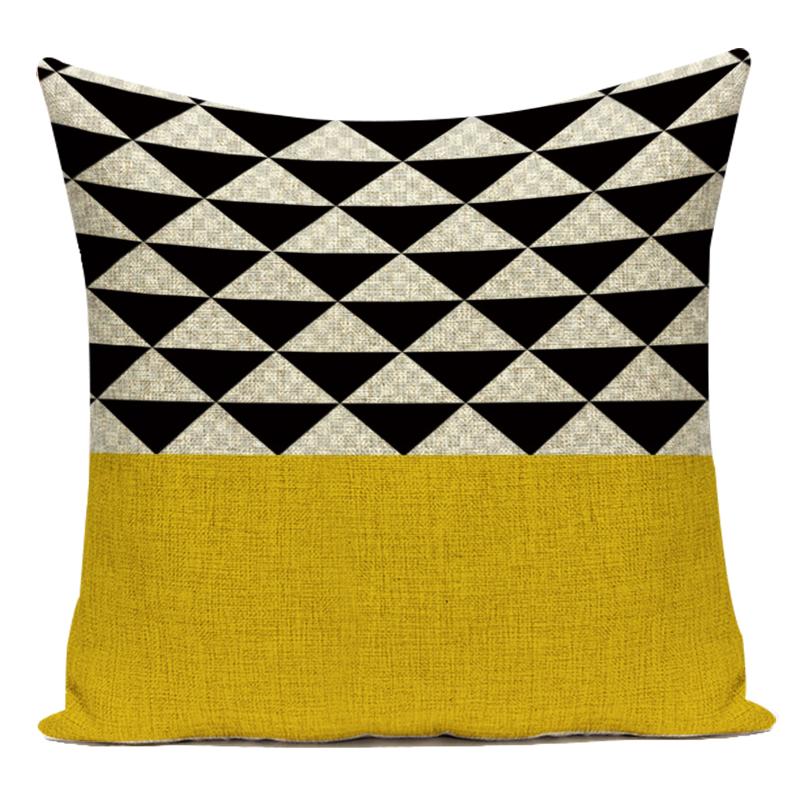 Nordic Geometry Cushion Cover Sofa Pillow Cases Bird Tree Print Pillow Cover For Bedroom Home Decor Car Office Decorative