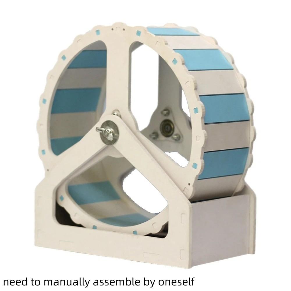 

Stable Base Rodent Running Wheel Plastic Pet Hamster Bracket for Small Animals синій
