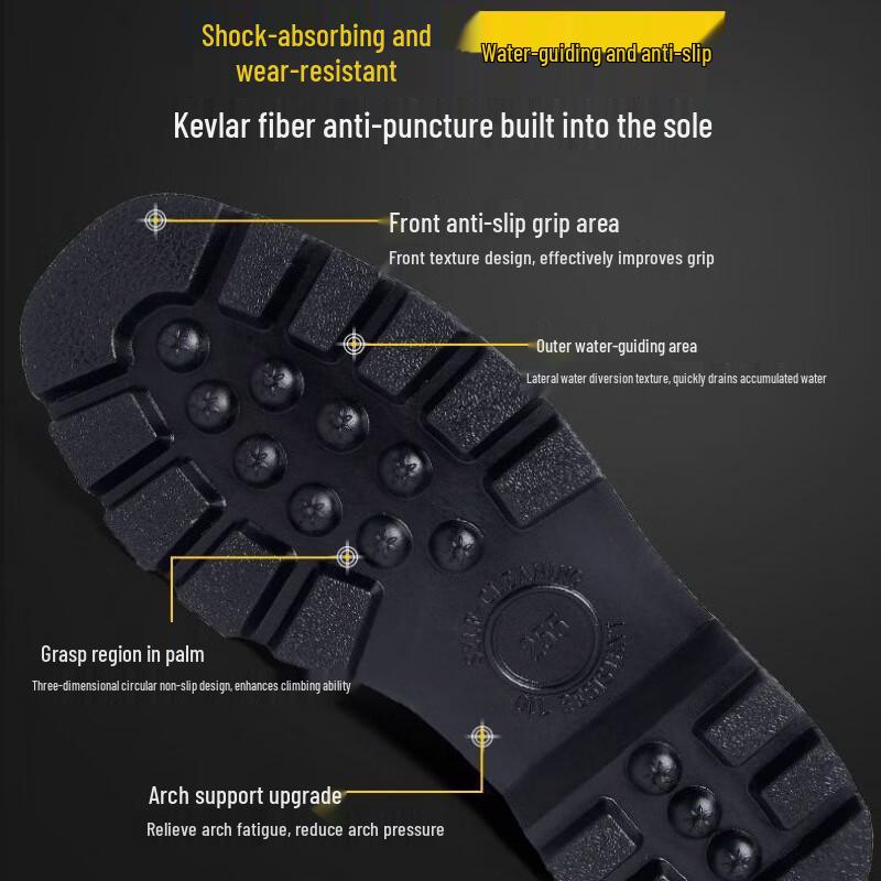 Alliance Messenger High-Top Tactical Boots with Steel Toe 36