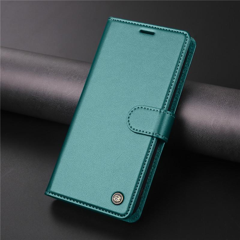 

Magnetic Leather Wallet Flip Case For Samsung Galaxy S24+ Ultra Plus S921 S926 S928 S24Pls Anti-theft Swipe Function Phone Cover for Galaxy S24 Ultra зелёный