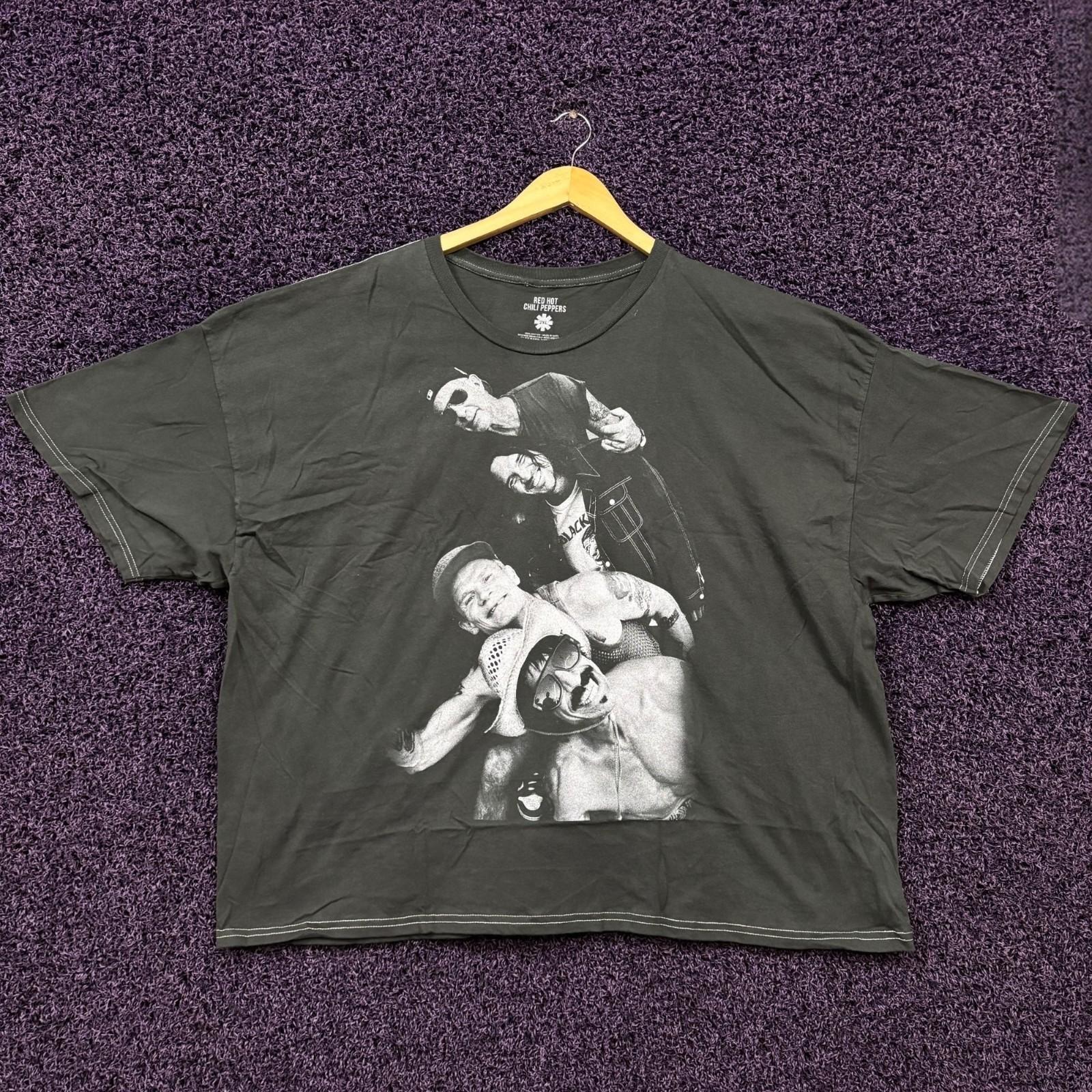 Red Hot Chili Peppers Portrait Oversize Funk Band T-Shirt 2X S