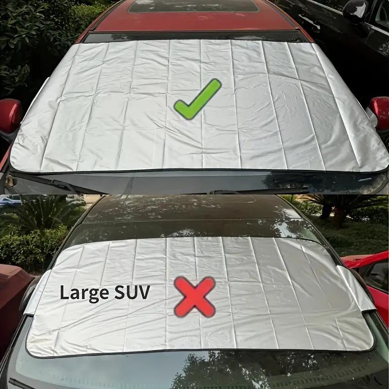 2Pcs Car Windshield Protector Car Exterior Protection Prevent Snow Ice Sun Shade Dust Frost Freezing Snow Windshield Cover