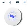Smoke and Carbon Monoxide Alarm Smoke Detector Carbon Monoxide Detector Powered by Battery with LCD Display Voice Warning