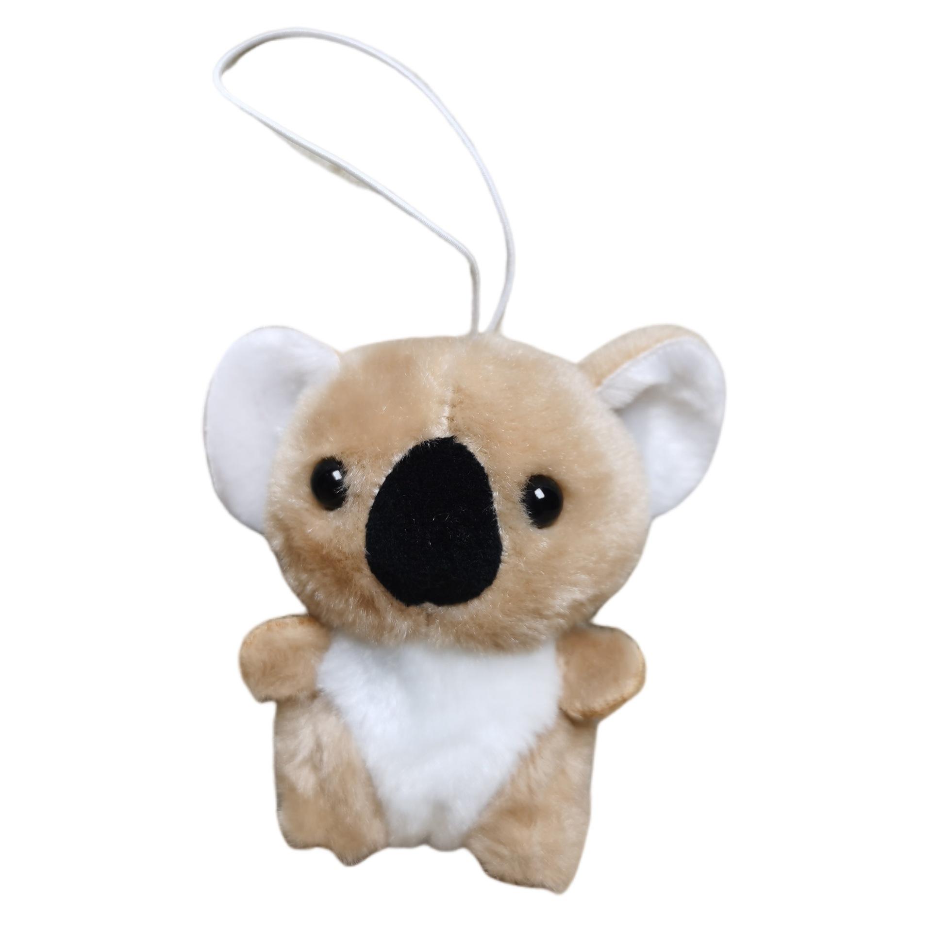 

Cute Koala Bear Plush Toy, Koala Doll Doll Pendant Ornament Clothing Accessories 10cm світло-коричневого кольору