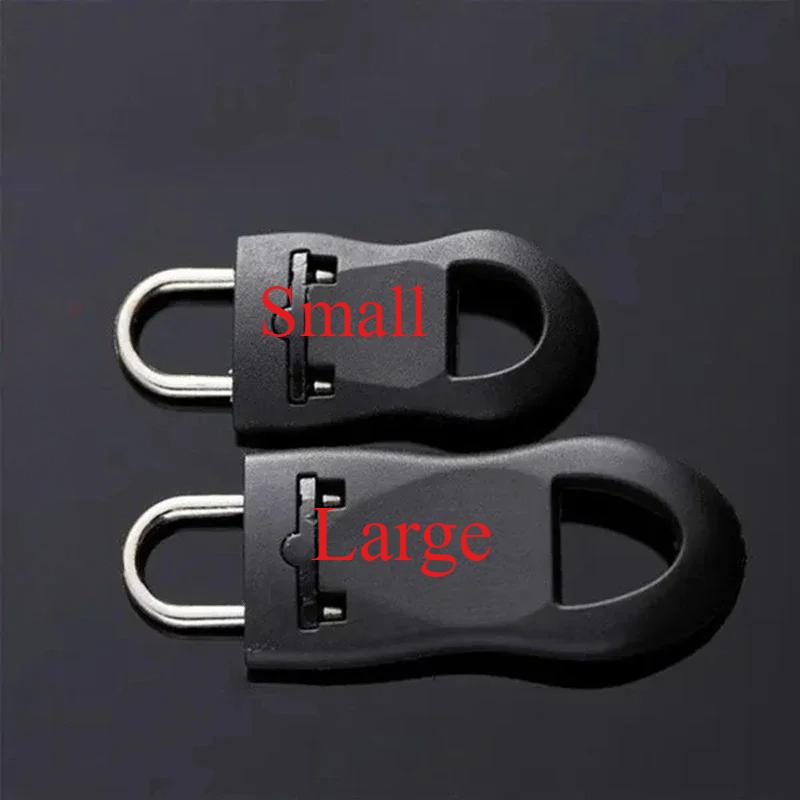 5pcs Replacement Zipper Head Tool-free Removable Zipper Puller for Luggage Schoolbag End Fit Rope Tag Clothing Zip Fixer