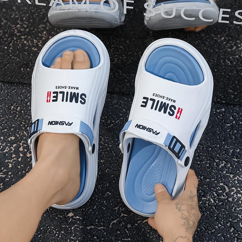 Summer Men's Large Size Sandals EVA Soft Soled Slippers Home Casual Slippers Beach Sandals