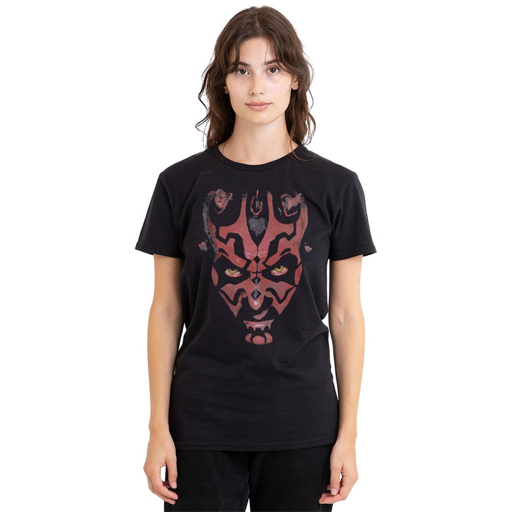 Star Wars Womens/Ladies Darth Maul Big Face T-Shirt