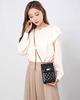 RAKEE Women's Leather Shoulder Bag, Cell Phone Bag, Smartphone Pouch, Crossbody Bag, Wallet Pouch, Stylish Clasp Bag