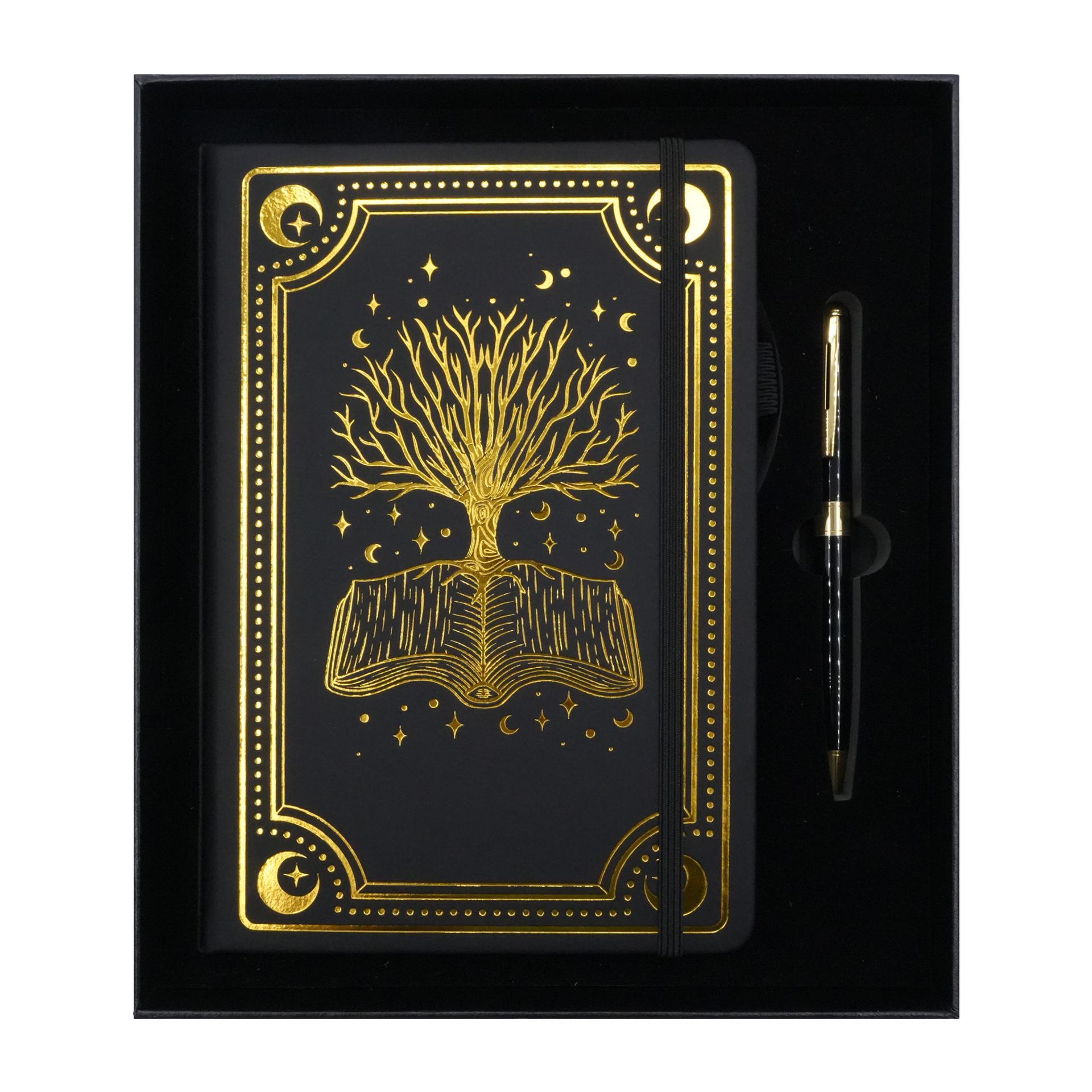 A5 Tarot Card Notebook Gift Box Set with Customizable Logo and Lined Pages A5