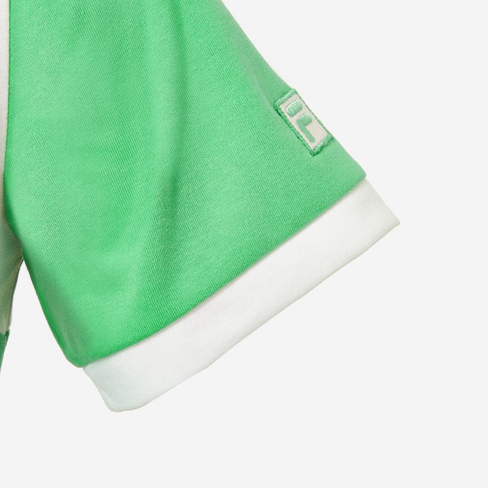 Fila Women S TenniS Life Tipping ShorTS Sleeve T ShirT  Agr 