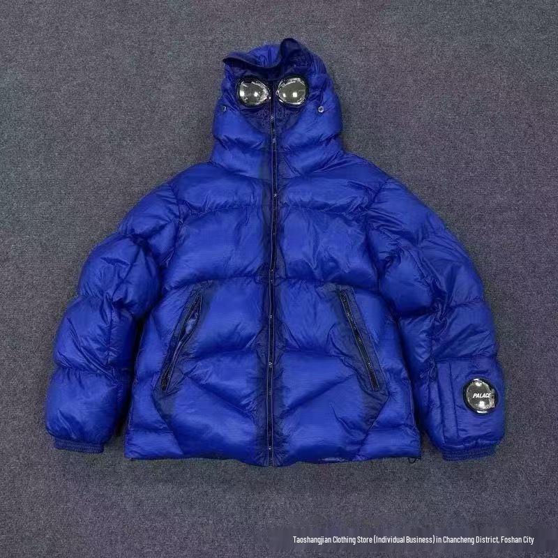 PALACE X COMPANY Co-branded Men's Outdoor Cotton Jacket, European Size, Mountaineering Warm Lens Badge